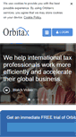 Mobile Screenshot of orbitax.com